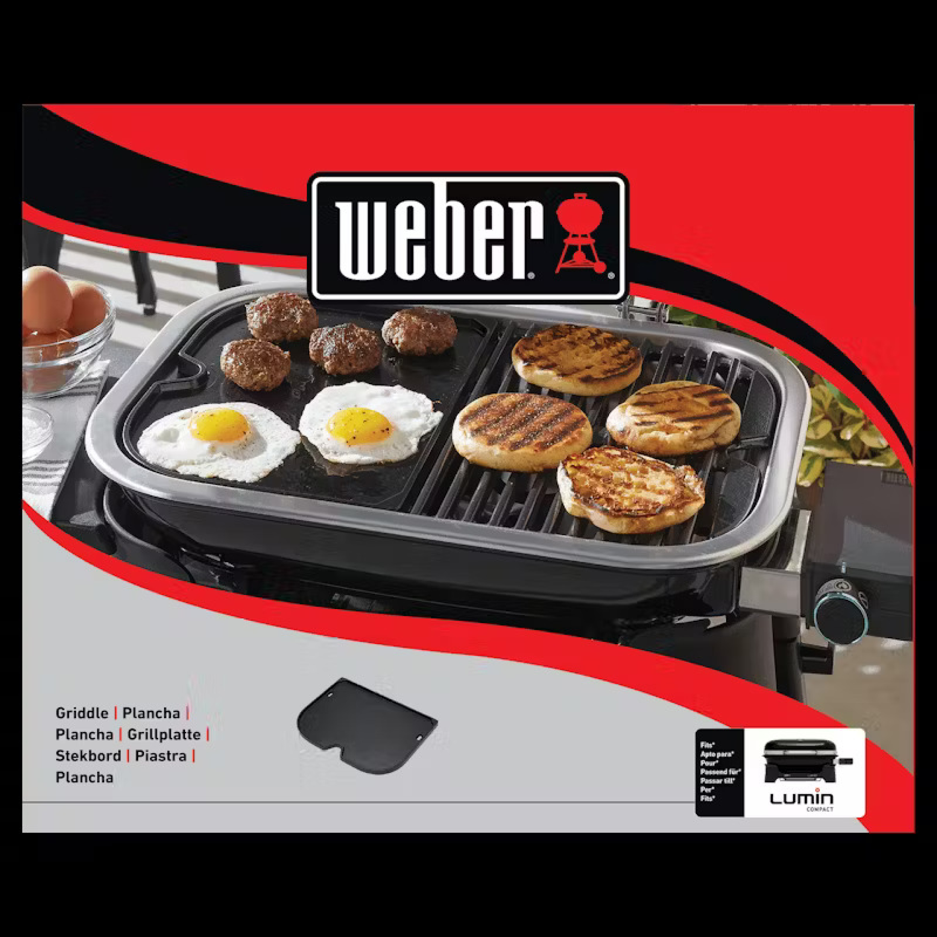 Grillplatte (Plancha) Lumin Compact Elektrogrill